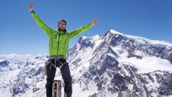 Josep Sola n’a jamais renoncé à sa passion pour l’alpinisme. Ici, sur le Cima di Jazzi (3803 m).