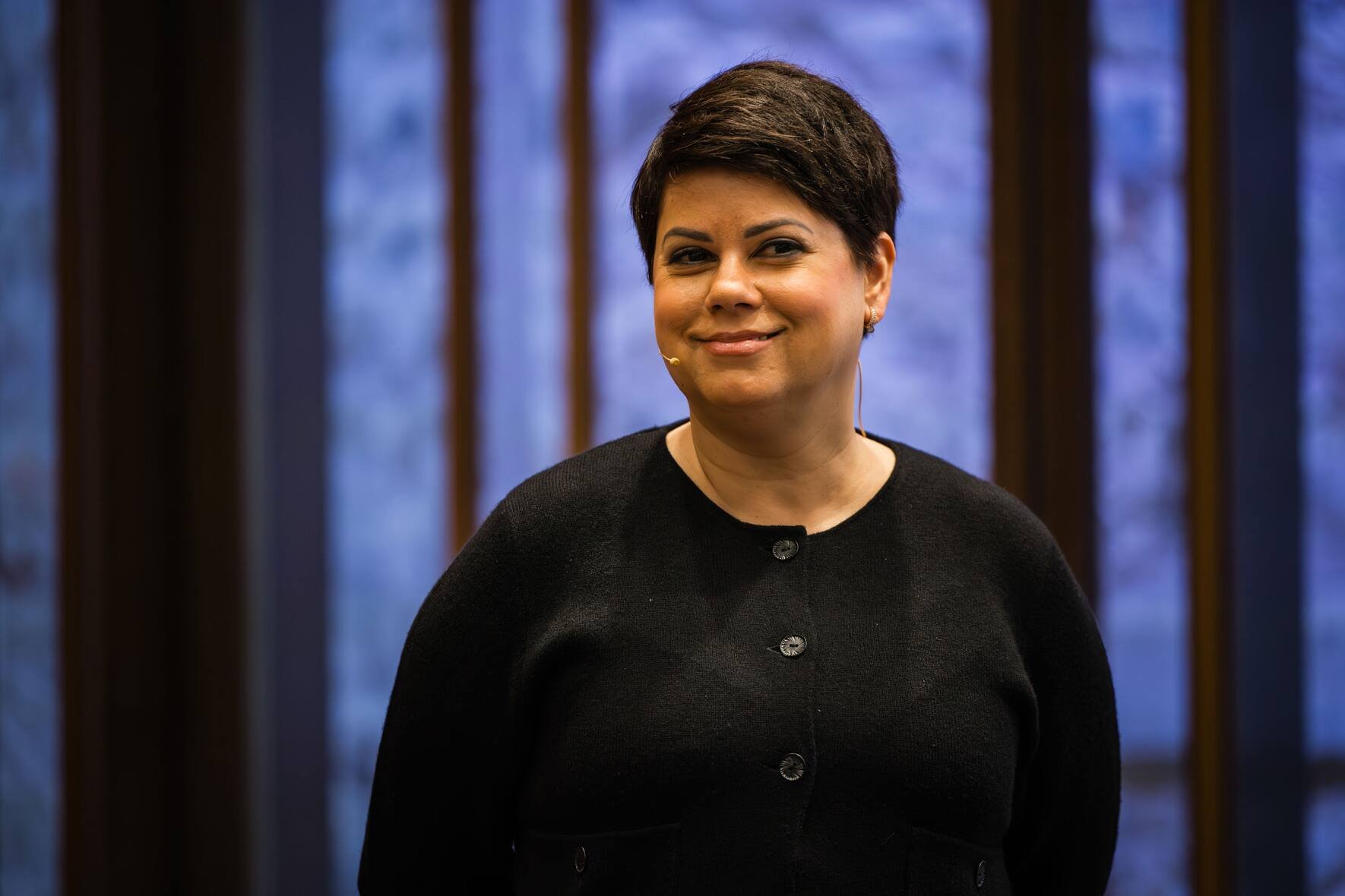 Sita Mazumder. IT-Ökonomin am  PostFinance HZ Focus Day am 8. Mai 2025