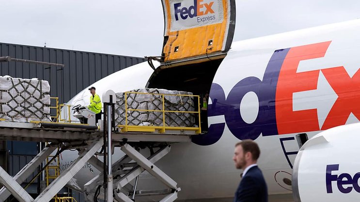 Fedex a engagé des mesures d'économies pour faire face à la baisse de son activité après un pic pendant la pandémie (archives).