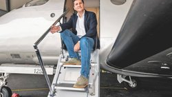 La société d'Yves Roch, Fly 7, est aujourd’hui la seule compagnie reconnue par Pilatus pour former des pilotes européens sur son simulateur, installé à la Blécherette.