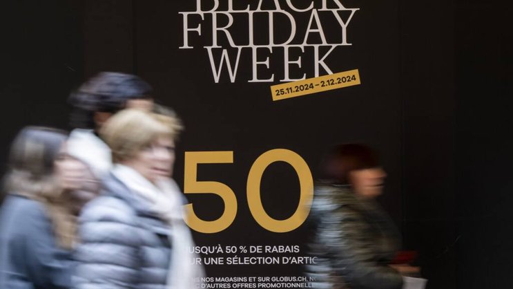 En Suisse romande, le Black Friday reste très important pour le commerce de détail. Ici, un magasin à Genève. (archive)