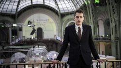 Le fondateur de Mistral AI, Arthur Mensch, lors du AI Action Summit à Paris.