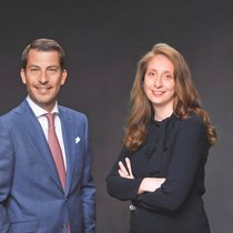 Nicolas Mirabaud, associé gérant chez Mirabaud, et Camille Vial, CEO, représentent la septième génération de l’entreprise familiale qui fait désormais partie du cercle restreint des Hénokiens.