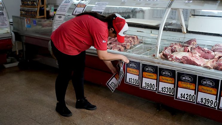 L'inflation a atteint 25,5% en Argentine rien qu'en décembre (archives).