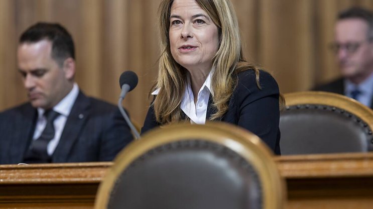Petra Gössi (PLR/SZ) veut aller de l'avant sur la protection des médias face à la montée de l'IA (archives).