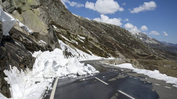Depuis environ deux semaines, le col du Gothard est fermé à tout trafic pour des raisons de sécurité et jusqu’à nouvel ordre (archives).