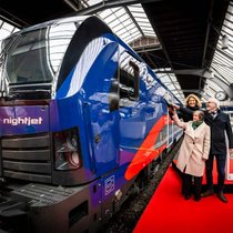 Le premier "Nightjet" de nouvelle génération a été baptisé "City of Zurich".