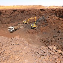La mine de Gara Djebilet, près de Tindouf, dans le Sahara algérien (Archives).
