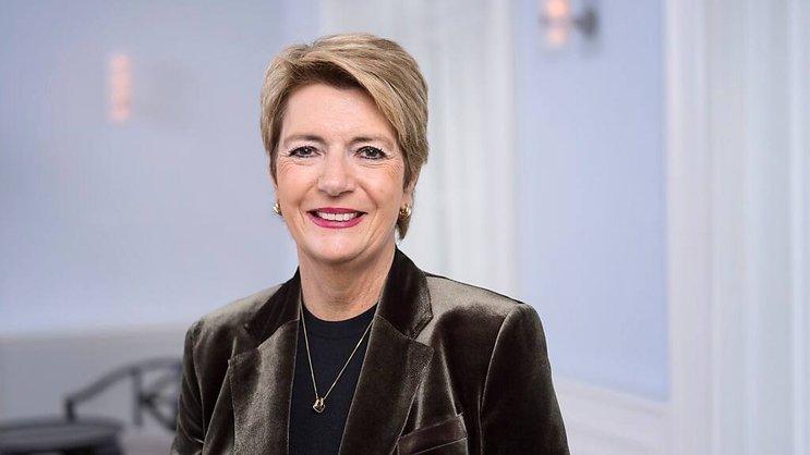La présidente de la Confédération s'est rendue au Cap en Afrique du Sud pour participer à la rencontre des ministres des Finances du G20 organisée de mercredi à jeudi (archives).