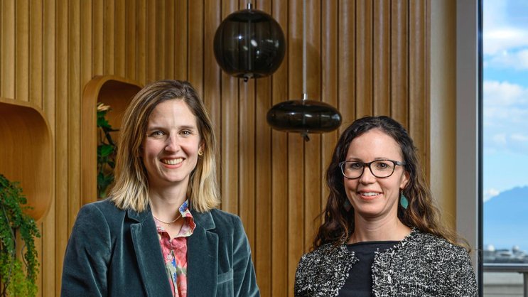 Caroline Schwarz et Charlotte Ducrot sont coresponsables des jeunes pousses en forte croissance au sein d'Innovaud.
