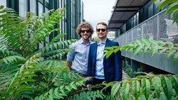 Ils s’engagent pour une chimie plus «propre»: Florent Héroguel (à g.) et Rémy Buser.