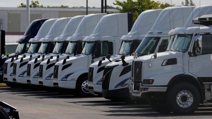 Selon Capital Economics, les Etats-Unis importent 78% de leurs camions du Mexique et 15% du Canada (archives).