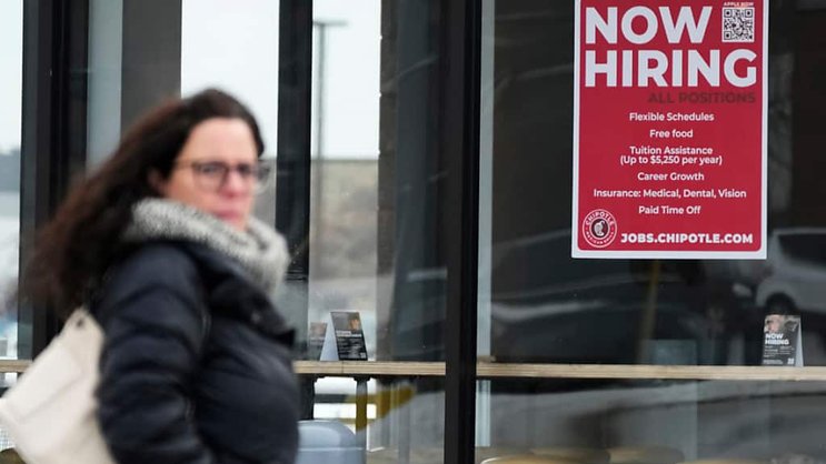 Aux Etats-Unis, le taux de chômage a grimpé à 3,6% en février, après être tombé en janvier à 3,4%, son plus bas niveau depuis 1969.