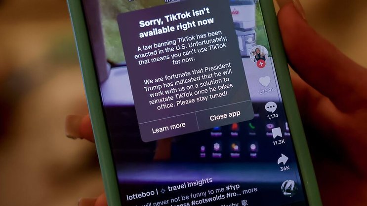 Comme annoncé, TikTok a rendu inaccessible son application en ligne samedi aux Etats-Unis.