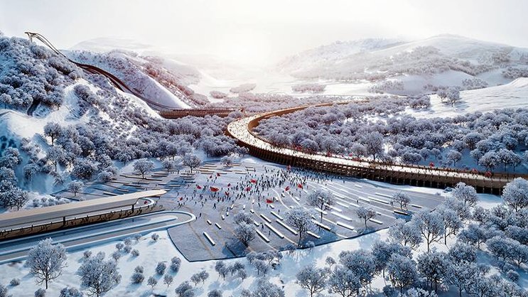 Le projet suisse, «l’Anneau», a séduit les organisateurs chinois. BG Ingénieurs fait fort!