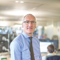 Éric Vauthey, directeur de la Salle des marchés, BCV