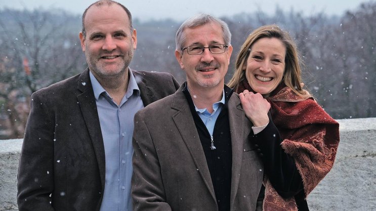 Les trois associés: Julien de Perrot, Bertrand Vauthey et Diane Bonny.