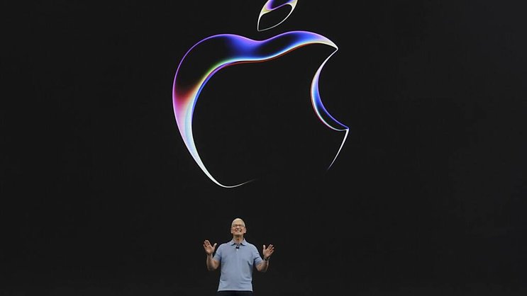 Apple, ici son patron Tim Cook, a de nouveau franchi le seuil symbolique des 3000 milliards de dollars de capitalisation boursière. (archives)