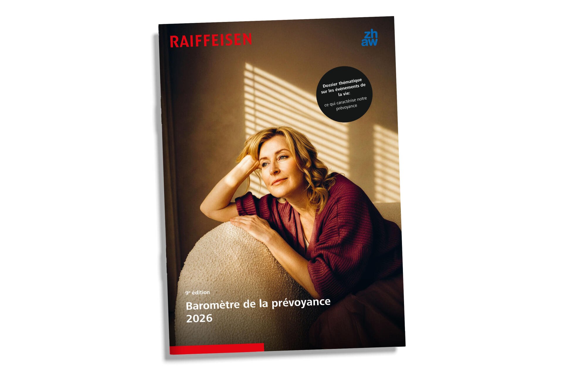 Raiffeisen Vorsorgebarometer 2026 Titelblatt Vorsorgekampagene 2026 FRANZÖSISCH