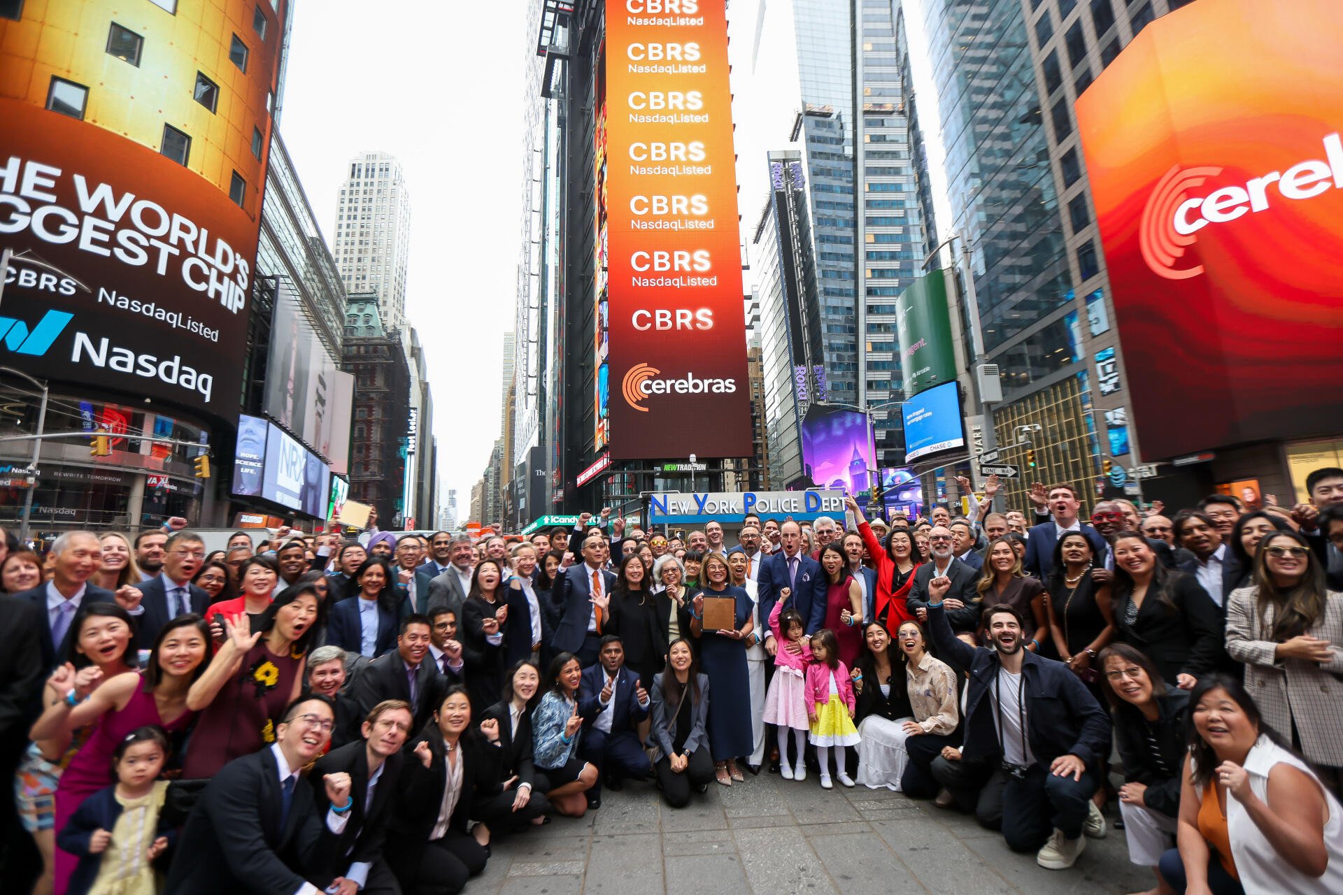 Cerebras Systems IPO At The Nasdaq MarketSite