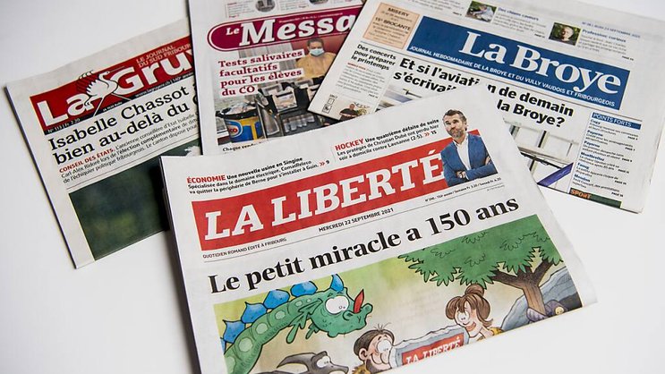 Les titres du Groupe Saint-Paul font partie de l'offre lancée ce mercredi qui vise à sensibiliser les jeunes aux enjeux régionaux et cantonaux, et à soutenir de manière indirecte les journaux de la presse régionale (archives).