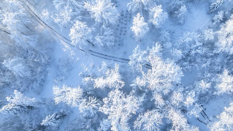 Grâce aux images satellites et à l'intelligence artificielle, les chercheurs peuvent déterminer la hauteur de la neige avec précision et rapidité. (Image symbolique)