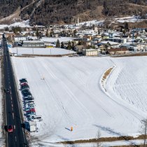 Les parkings relais de Zernez étaient loin d'être saturés.