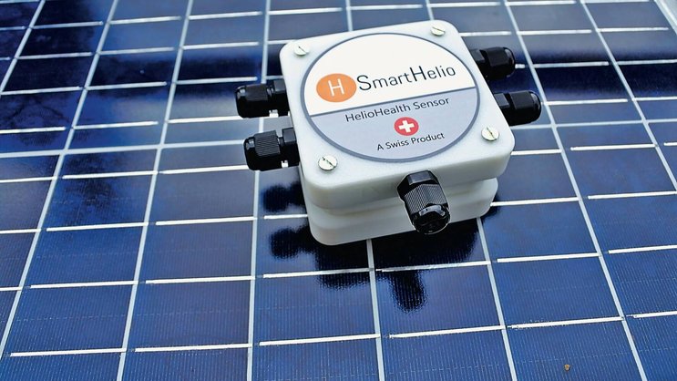 Le capteur intelligent de SmartHelio améliore la productivité des parcs photovoltaïques.
