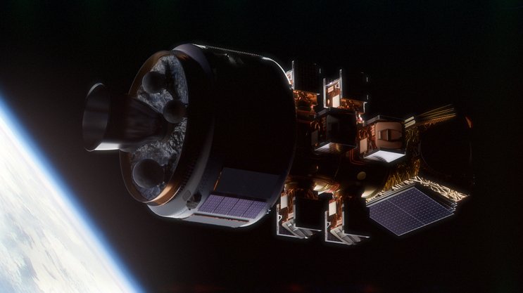 Nommé Lyoba, le véhicule de la start-up vaudoise PAVE Space est conçu comme un «remorqueur» de l’espace.