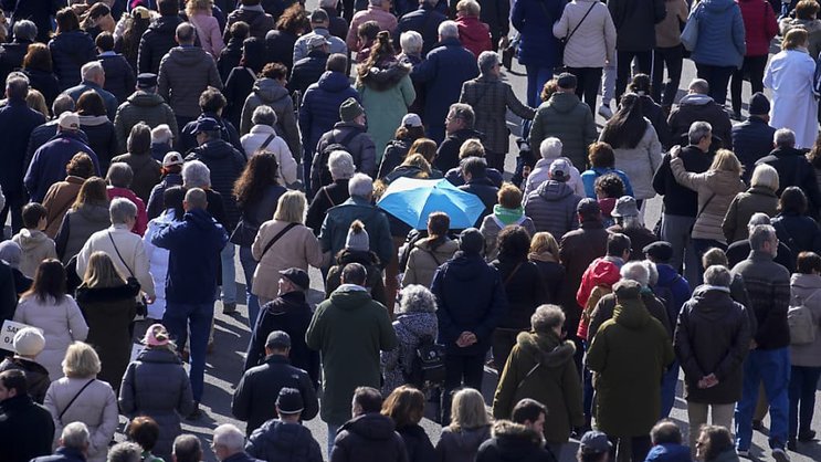 Foule immense réunie à Madrid pour défendre le système de santé public.