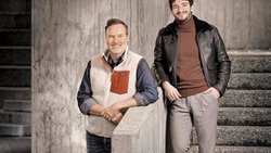 Le tandem: Michel Jeanneret, rédacteur en chef, et Thomas Deléchat, Product Owner et responsable du Creative Lab.